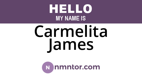 Carmelita James