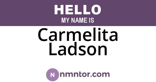 Carmelita Ladson