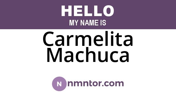 Carmelita Machuca