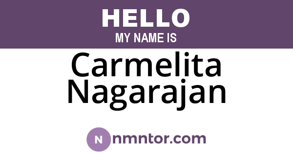 Carmelita Nagarajan