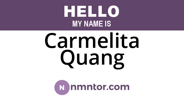 Carmelita Quang