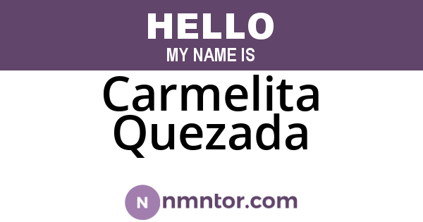 Carmelita Quezada
