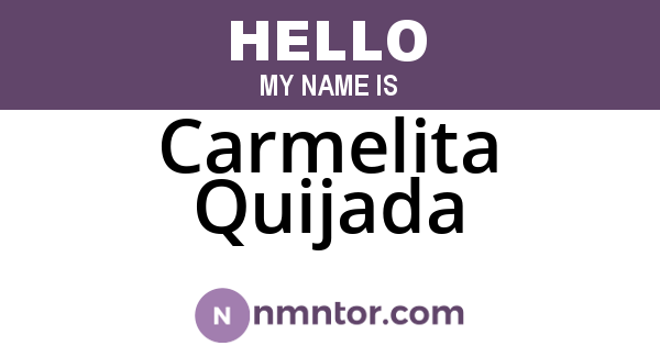 Carmelita Quijada