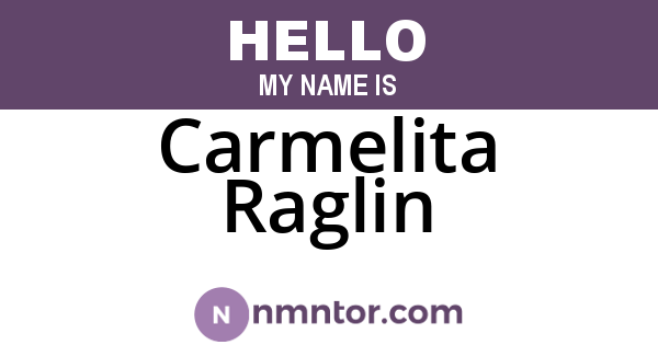 Carmelita Raglin
