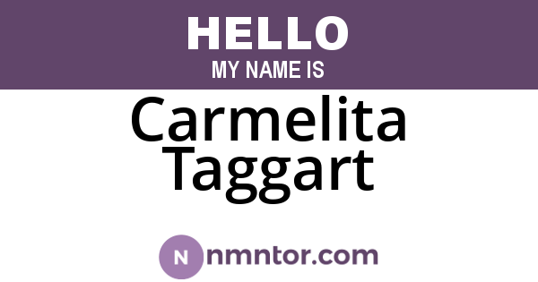 Carmelita Taggart