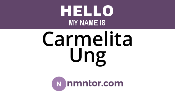 Carmelita Ung