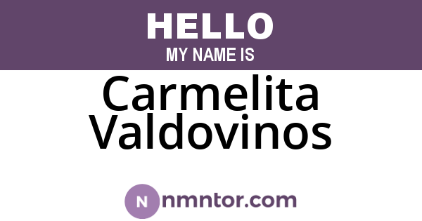 Carmelita Valdovinos