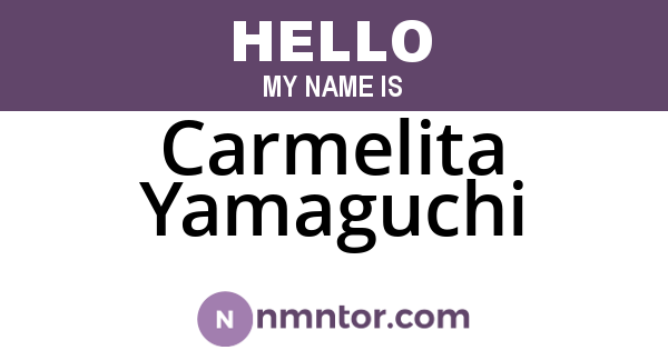 Carmelita Yamaguchi