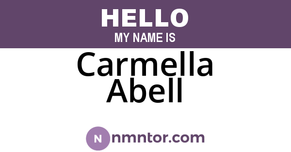 Carmella Abell