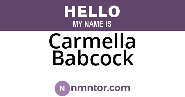 Carmella Babcock