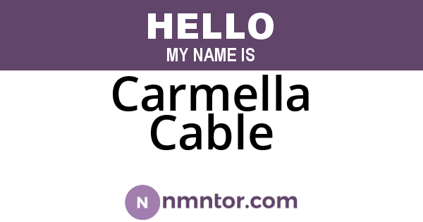 Carmella Cable