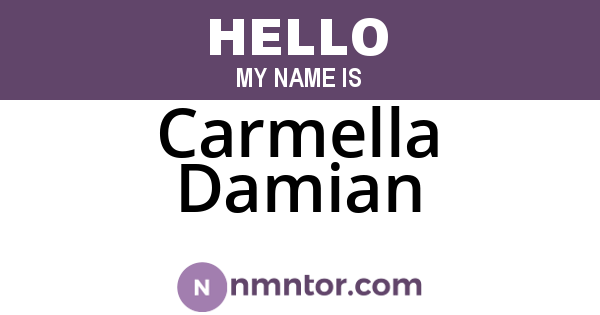 Carmella Damian