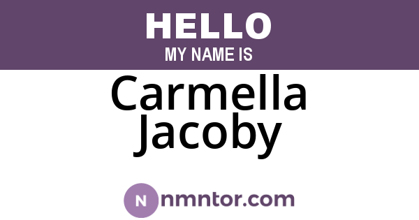 Carmella Jacoby
