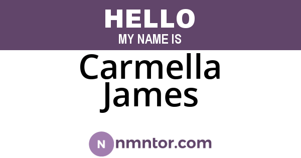 Carmella James