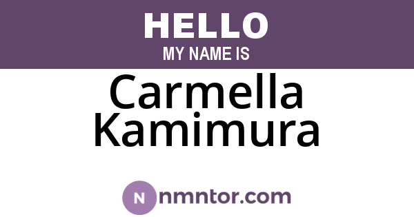 Carmella Kamimura