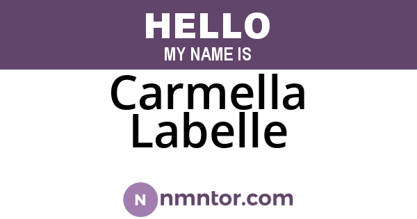Carmella Labelle