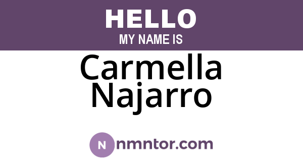 Carmella Najarro