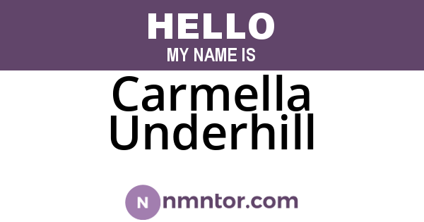 Carmella Underhill