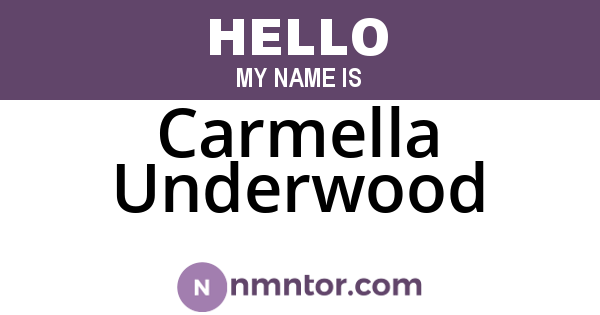 Carmella Underwood