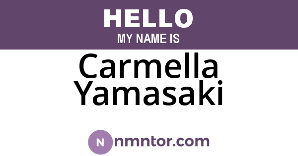 Carmella Yamasaki