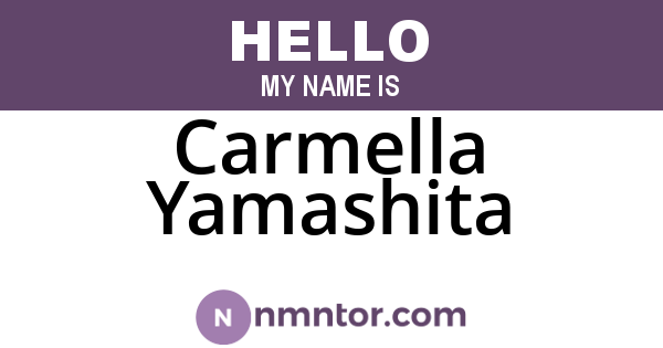 Carmella Yamashita