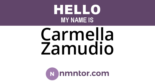 Carmella Zamudio