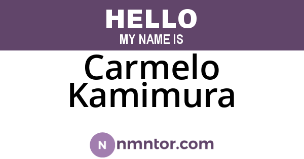 Carmelo Kamimura