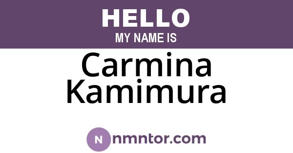 Carmina Kamimura
