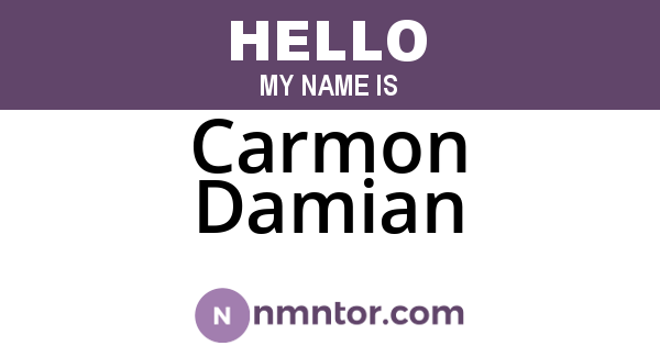 Carmon Damian