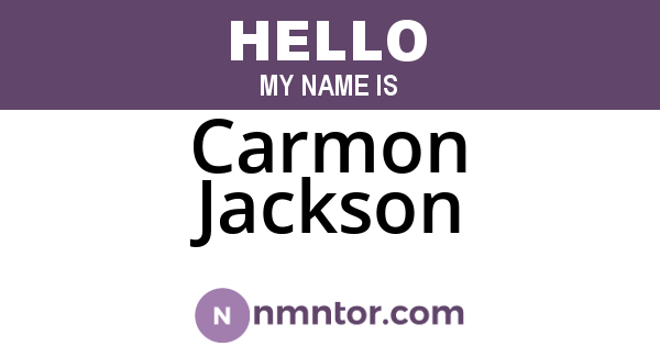 Carmon Jackson
