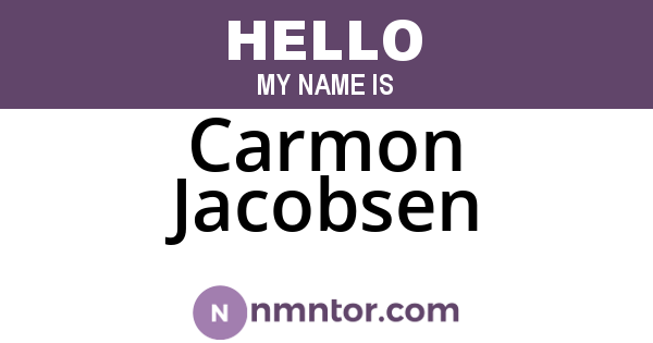 Carmon Jacobsen