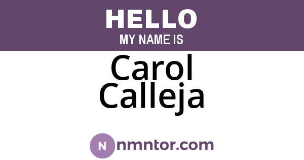 Carol Calleja