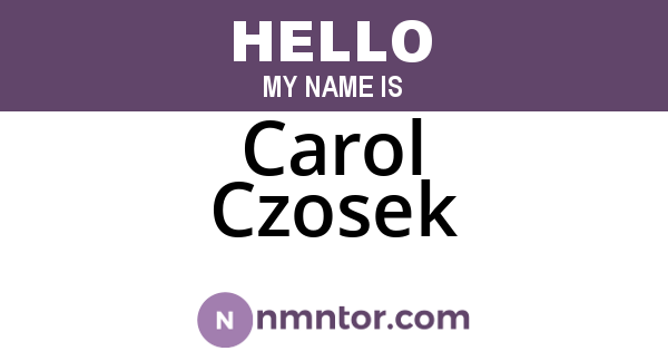 Carol Czosek