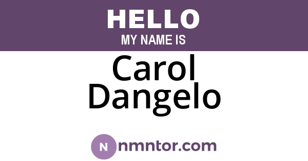 Carol Dangelo