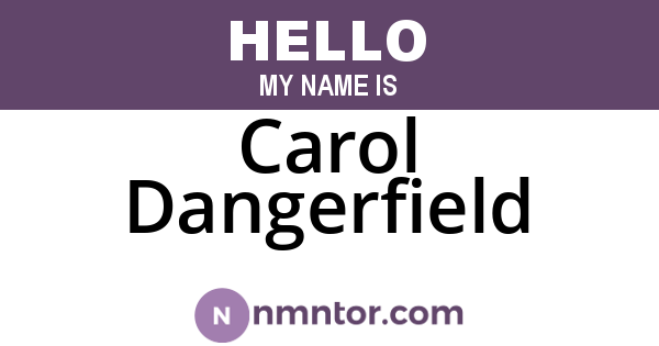 Carol Dangerfield