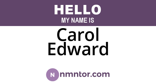 Carol Edward