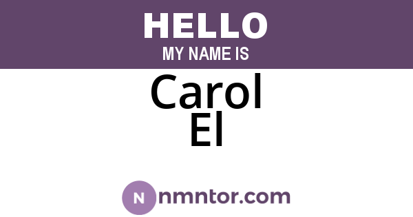 Carol El