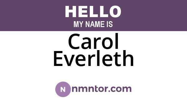 Carol Everleth