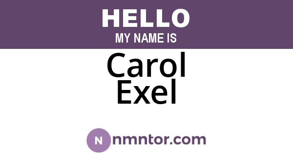 Carol Exel