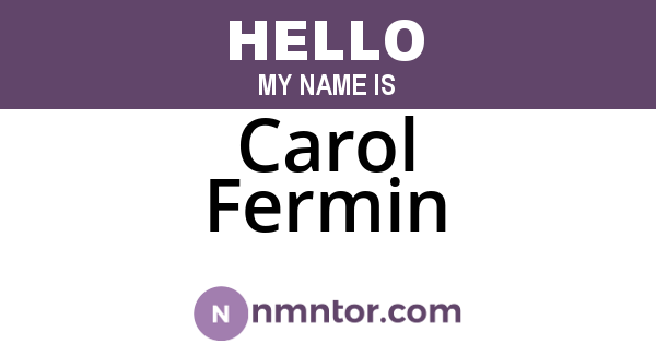 Carol Fermin