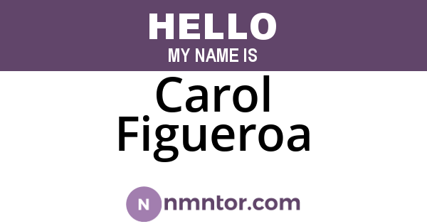 Carol Figueroa