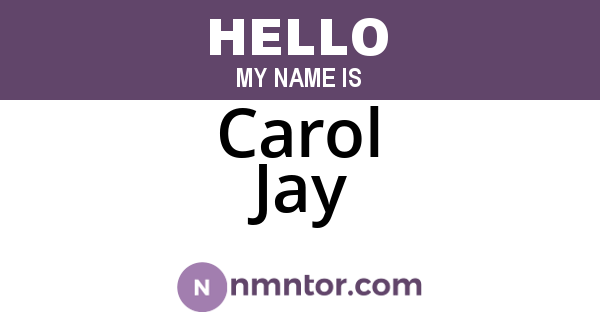 Carol Jay