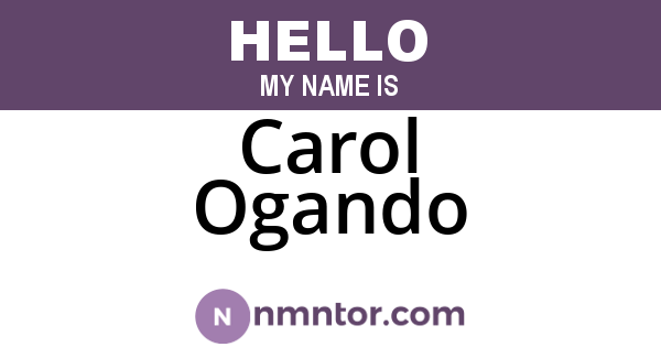 Carol Ogando