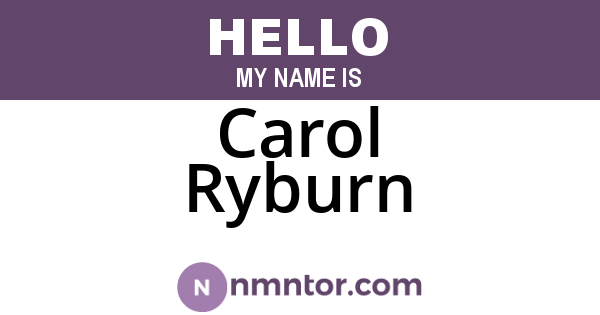 Carol Ryburn