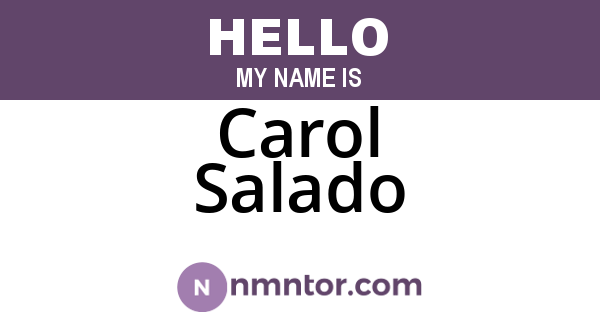 Carol Salado