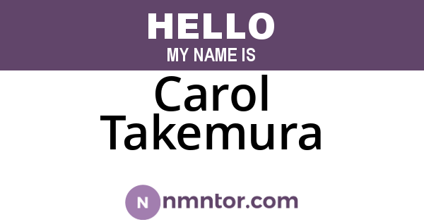 Carol Takemura