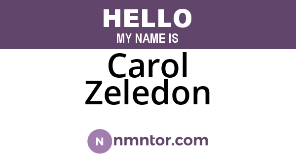 Carol Zeledon