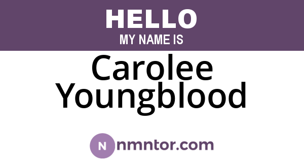 Carolee Youngblood