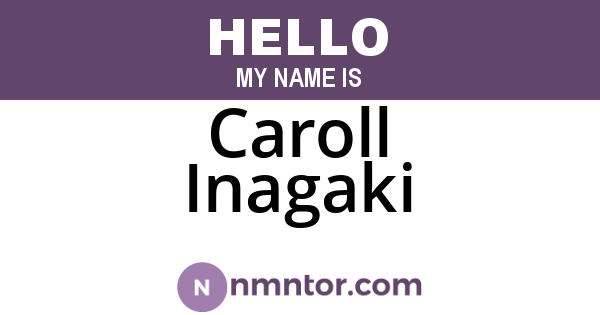 Caroll Inagaki