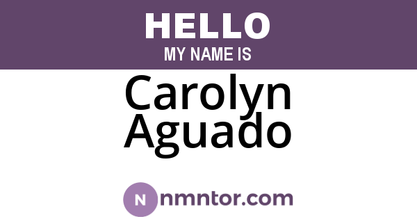 Carolyn Aguado